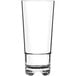 A clear Libbey Tritan plastic cooler glass.