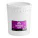 A white bucket of Sambazon Organic Acai Smoothie Blend with a purple label.