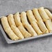 A pan of Gourmet Egg Roll Co. Southwest Chicken egg rolls.