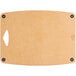A brown Mercer composite cutting board with silicone grips.
