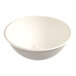 A Solia white sugarcane mix bowl with a lid.