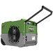 An AlorAir Storm LGR 1250 green and grey commercial dehumidifier.