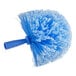 A blue plastic Lavex duster brush with white bristles and a handle.