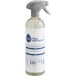 A clear plastic bottle of Seventh Generation Free & Clear All-Purpose Cleaner with a white label.