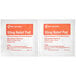 A First Aid Only sting relief packet.