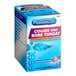 A box of PhysiciansCare cherry menthol cough and throat lozenges on a table.