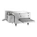 A stainless steel countertop ventless impinger electric conveyor oven with a 50-inch belt.
