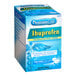 A box of PhysiciansCare ibuprofen tablets.
