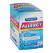 A box of PhysiciansCare antihistamine allergy relief tablets.