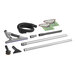 A ProTeam 10 qt. backpack vacuum with ProBlade carpet kit and accessories.