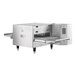 A Cooking Performance Group Countertop Conveyor Oven with an open door.