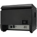 An Adesso Nuprint 210 black thermal receipt printer with a usb port on the side.