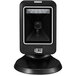 A close-up of a black Adesso NuScan 2800U barcode scanner.