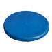 A blue plastic lid for a Vigor 6 gallon ice tote.