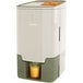 A white and grey Zummo Viva Z25-GR juicer with oranges in the clear container.