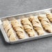 Gourmand Pastries Ready to Bake Chocolate Custard Butter Twists on a tray.