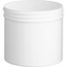 A white plastic container with a lid.