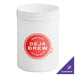 A white container with a red Deja Brew logo.