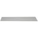 A white rectangular Cactus Mat with gray ribbed lines.