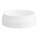 A 1 oz. white polypropylene jar with a lid.