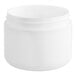 A white plastic container with a lid.