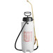 A white Chapin sprayer with black accents and red text.