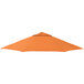 A Tuscan Sunbrella canopy in orange.