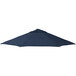 A blue umbrella canopy for a California Umbrella.
