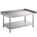 A Regency stainless steel equipment stand with undershelf.