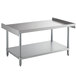 A Regency stainless steel equipment stand with undershelf.