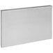 A white rectangular stainless steel Omnimed wall desk.