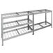 An AR Shelving boltless wire shelving unit with three shelves.