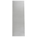 A gray ribbed Cactus Mat with black lines on a white surface.