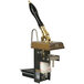 A Micro Matic Angram Clamp-On Beer Engine with a black and gold handle.