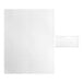 A white rectangular label holder with a black border on a white surface.