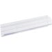 A clear plastic rectangular label holder for Regency shelves.