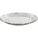 A white GET melamine platter with brown speckled edges.