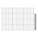 A grid paper with black lines.