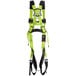 A green and black Honeywell Miller safety harness.