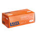 A box of Lavex Pro Nitrile gloves with orange diamond texture on a counter.