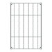 A Regency chrome metal wire wine shelf grid.
