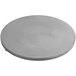 A grey circular hot plate for a Carnival King crepe maker.