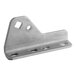 A metal bottom left hinge bracket for Avantco refrigeration equipment.