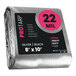 A ProTarp silver and black heavy-duty weatherproof tarp with reinforced edges.