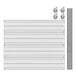 A Steelton black wire shelving kit with wheels and metal shelves, rods, and screws.