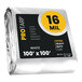 A roll of white ProTarp with black text reading "ProTarp 16 Mil" 