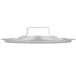 A Vollrath stainless steel lid on a white background.
