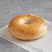 An Original New York Style Jalapeno Bagel on a napkin.