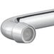 A Waterloo chrome pre-rinse faucet with an add-on faucet.