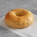 A frozen Original Bagel French Toast bagel on a plate.